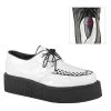 Best reviews of 🥰 Demonia V-CREEPER-502 White Vegan Leather Creepers 🛒