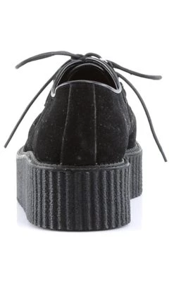 Brand new 😀 Demonia V-CREEPER-502S Black Vegan Suede Creepers 😀 -gothic-alternative-shoes Shop V CREEPER 502S Black Vegan Suede Creepers Demonia 4 650x