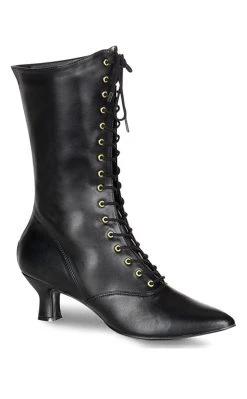 Cheapest 🛒 Funtasma VICTORIAN-120 Blk Pu 🥾 Boots 😀