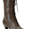 Deals ⭐ Funtasma VICTORIAN-120 Brown Pu 🥾 Boots 🎁