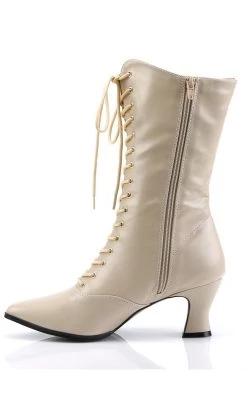 Budget 🛒 Funtasma VICTORIAN-120 Cream Pu 🥾 Boots ✨ -gothic-alternative-shoes Shop VICTORIAN 120 Cream Pu Boots Funtasma 3 2aee98c3 9f8e 46a3 80eb 52a8f3f1982c 650x