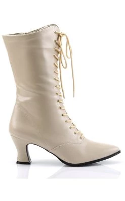Budget 🛒 Funtasma VICTORIAN-120 Cream Pu 🥾 Boots ✨ -gothic-alternative-shoes Shop VICTORIAN 120 Cream Pu Boots Funtasma 5 b184fdf9 7e58 4334 9a67 81cd26b5484f 650x