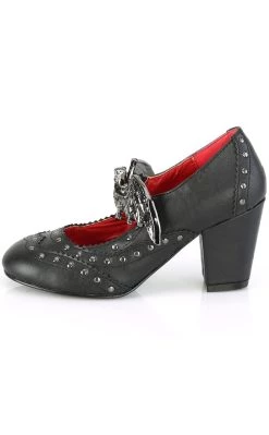 Coupon 💯 Demonia VIVIKA-32 Black Vegan Leather Studded Bat Mary Jane 👠 Heels 🤩 -gothic-alternative-shoes Shop VIVIKA 32 Black Vegan Leather Studded Bat Mary Jane Heels Demonia 3 650x