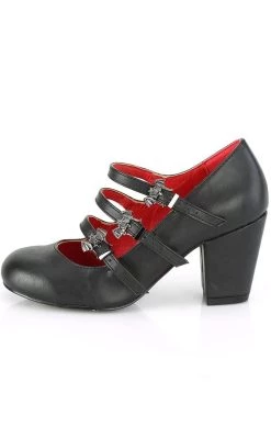 Brand new ⌛ Demonia VIVIKA-38 Black Vegan Leather Bat Mary Jane 👠 Heels 🔥 -gothic-alternative-shoes Shop VIVIKA 38 Black Vegan Leather Bat Mary Jane Heels Demonia 4 650x