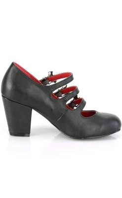 Brand new ⌛ Demonia VIVIKA-38 Black Vegan Leather Bat Mary Jane 👠 Heels 🔥 -gothic-alternative-shoes Shop VIVIKA 38 Black Vegan Leather Bat Mary Jane Heels Demonia 5 650x