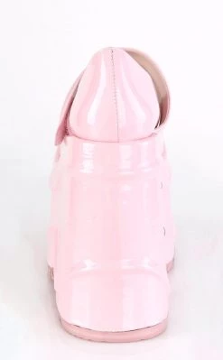 Discount 👍 Demonia WAVE-32 Baby Pink Holographic Platform Mary Janes ✨ -gothic-alternative-shoes Shop WAVE 32 Baby Pink Holographic Platform Mary Janes Demonia 4 650x